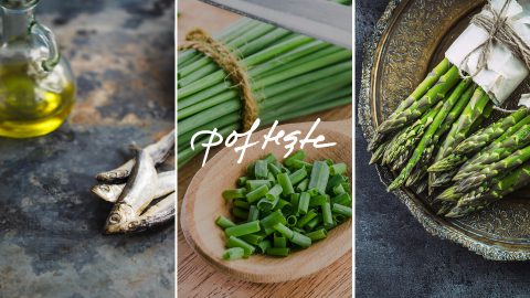 Pofteste: Salata de sparanghel cu sardine murate