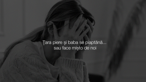 Țara piere și baba se piaptănă… sau face mișto de noi